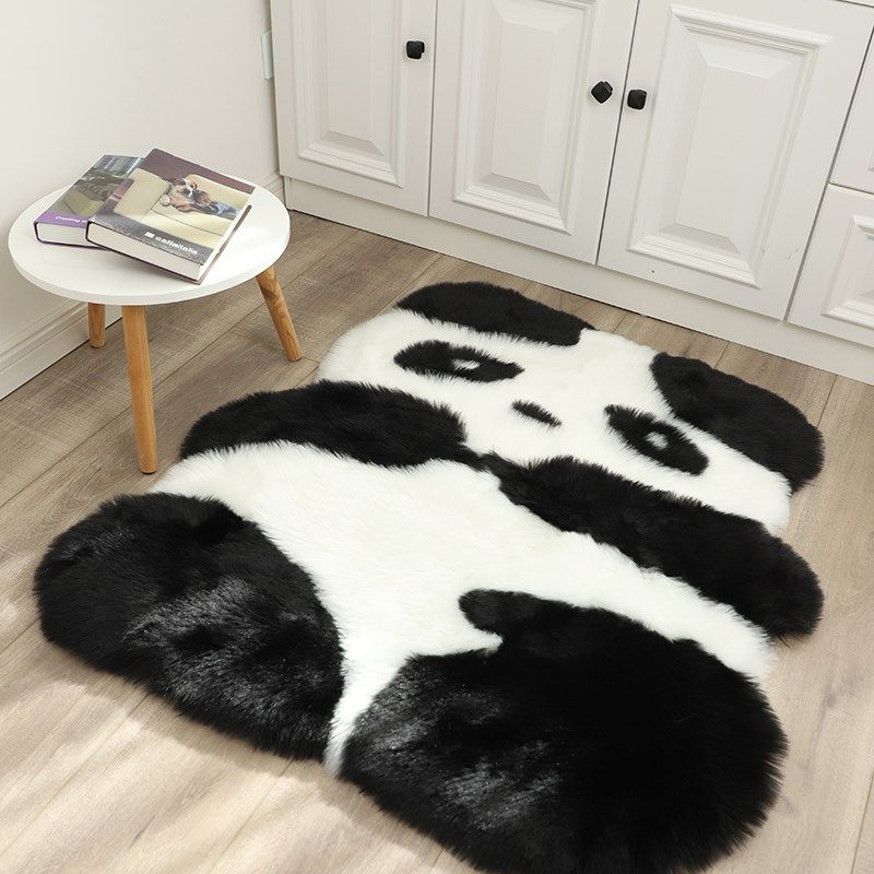 卡通长毛地毯动物造型儿童间床边地垫仿羊毛可爱毛茸卧室装饰地毯,居家布艺,地毯,淘宝优惠券,粉丝福利购,淘宝优惠卷