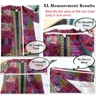 6XL Summer Floral Fashion Ethnic Women Coat Jacket Autumn
