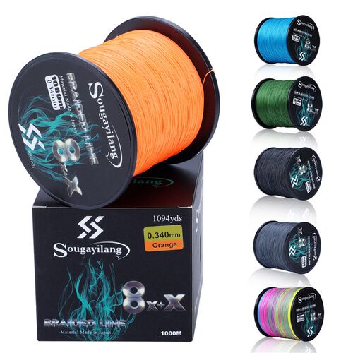 FishKing 9 Strands Fishing Line 300/500/100M Braided PE