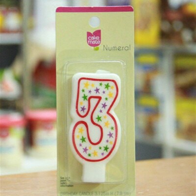 Cake Mate Number Birthday Candles蛋糕伴侣牌 数字 生日蜡烛
