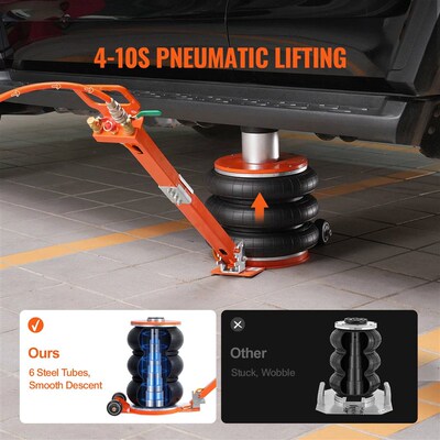 VEVOR Air Jack 3/5 Ton Pneumatic Lifting Jack with Heightene