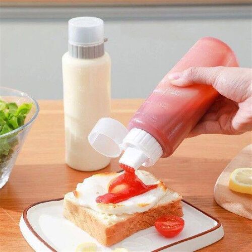Condiment Squeeze Bottles 350/175ml 5 Hole Ketchup Mustard