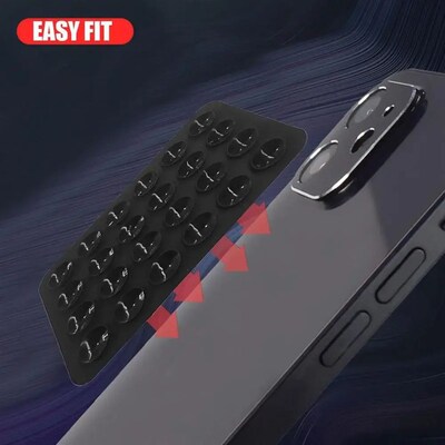 Sticky Grippy Suction Phone Case Mount Sillicon Adhesive Pho