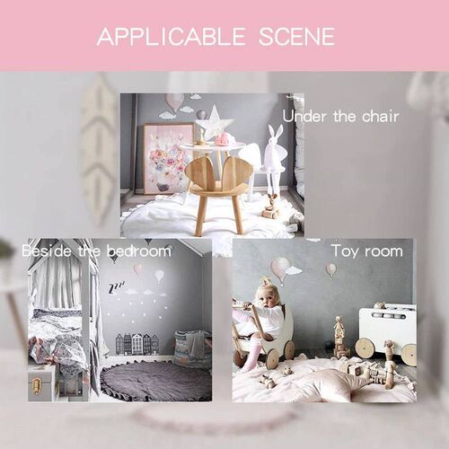 Baby Play Mats Round Floor Soft Cotton Baby Bedding Blanket