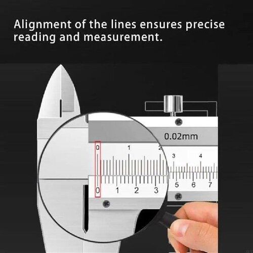J0PC Stainless Small Size Caliper 0-100mm Vernier Caliper