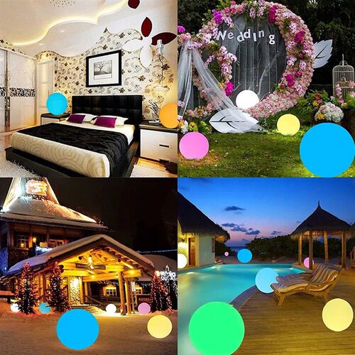 Funny Inflatable Luminous Ball Glowing Ball PVC Remote Contr