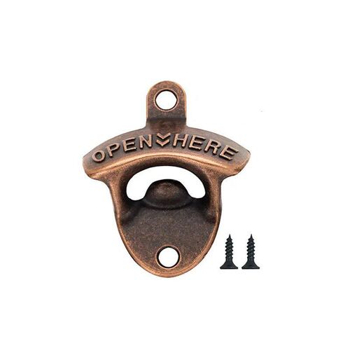 Retro Alloy Bottle Openers Wall Mounted Wine Beer Bottle Han