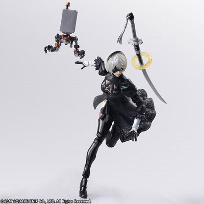 14cm NieR Automata YoRHa No. 2 Type B 2B fighting action fig