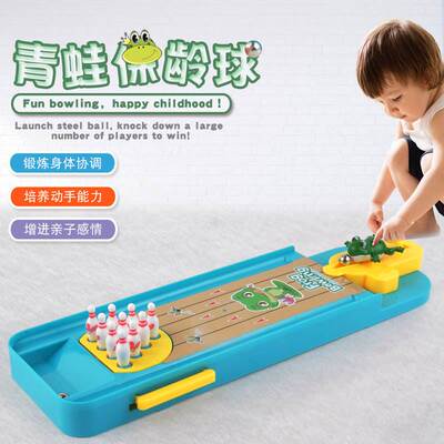 Bowling Shooting Board Games Desktop Ball Table Game Toy