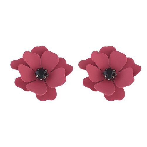 Sweet Flower Earring Design Stud Fashion Versatile Atmospher