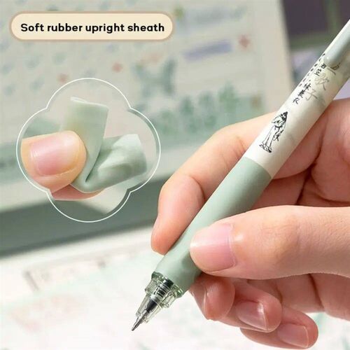 Chinese Style Correct Holding Pen Posture Gel Pen 0.5mm Blac