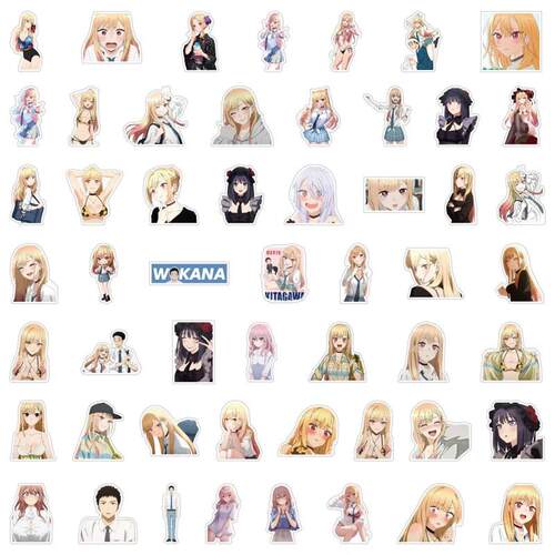 10/50PCS Cartoon Animation My Dress-Up Darling Graffiti Stic