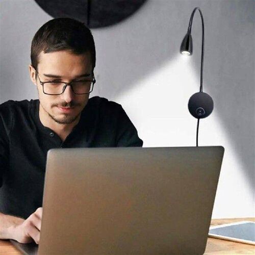 Wall Mounted LED Reading Light 360 Degree Rotation Dimmable