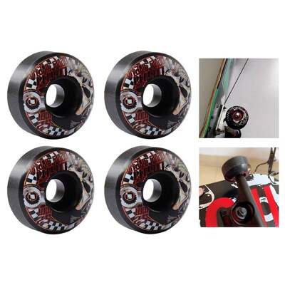 4Pcs 51D Skateboard Wheels 52x30mm Non-slip Skate Board Crui