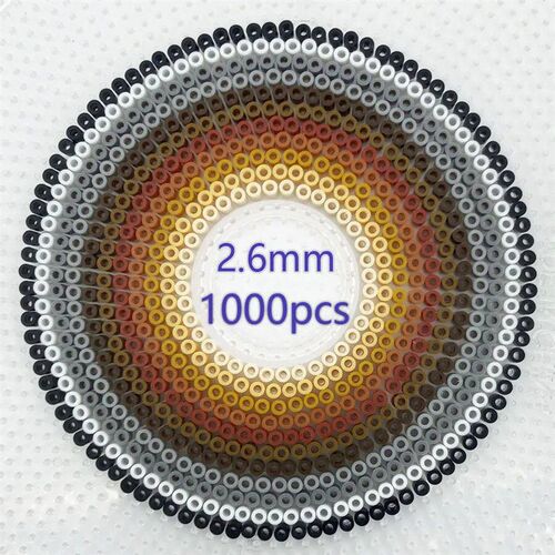 2.6mm 1000pcs/bag Perlen Color Perler Iron Beads for Kids Ha
