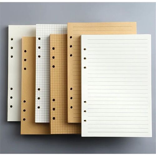 45 Sheets A5 A6 A7 Loose Leaf Notebook Refill Spiral Binder