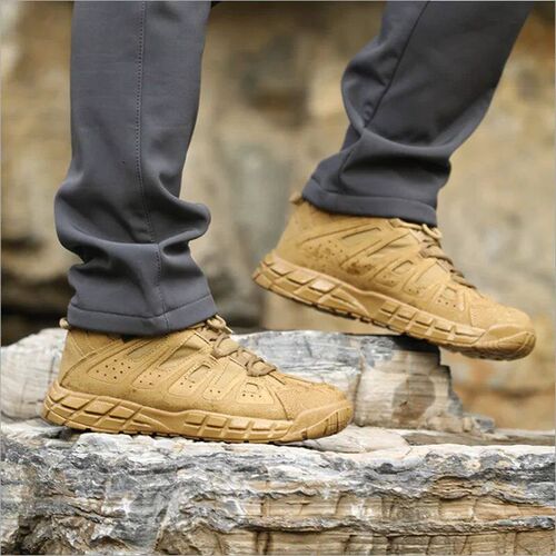 Men Spring Autumn Tactical Military Wear-resistant Hiking Sh