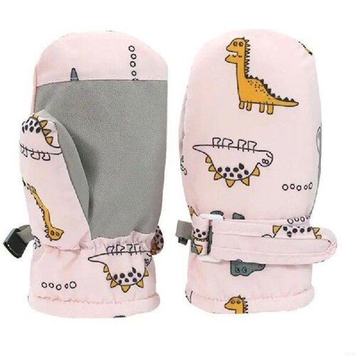 Y4QA Anti Slip Winter Gloves Cartoon Dinosaur Gloves