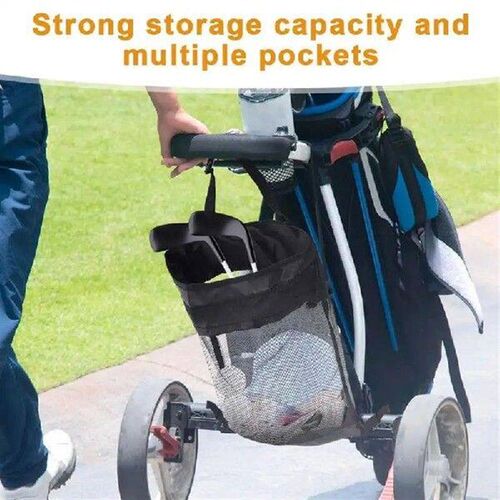 Golf Cart Storage Bag Mesh Lightweight Golf Storage Bags