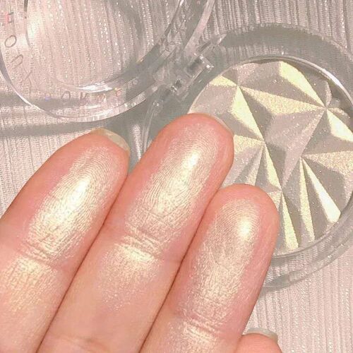Brightening Face Highlighter Palette Waterproof Monochrome P
