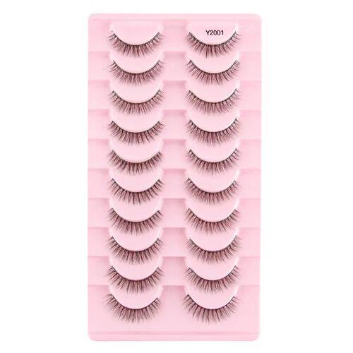 5/10Pairs False Lashes Cat Eye Eyelashes Eyelash Extension 3