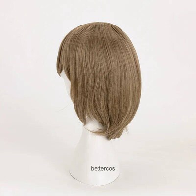 Persona 5 Goro Akechi Cosplay Wigs Short Linen Dark Gray Hea