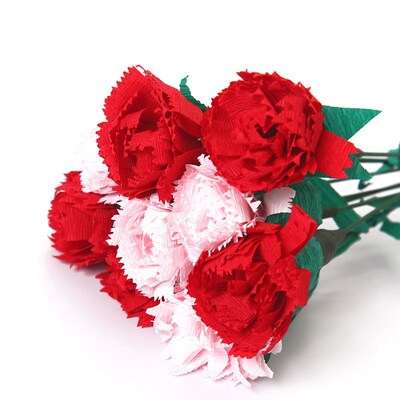 Origami Crinkled Crepe Paper DIY Gifts Flower Wrapping Fold