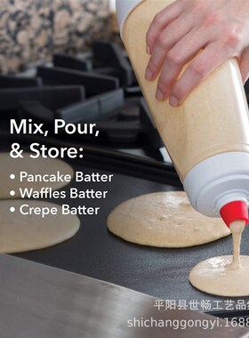 Hand Batter Dispenser Mixer Bottle Cupcake Pancake Cream