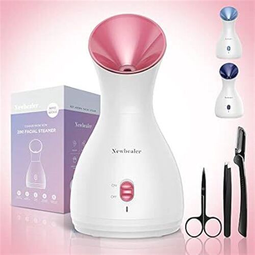 Newbealer 2in1 Facial Steamer, Hot Mist Facial Aromathera