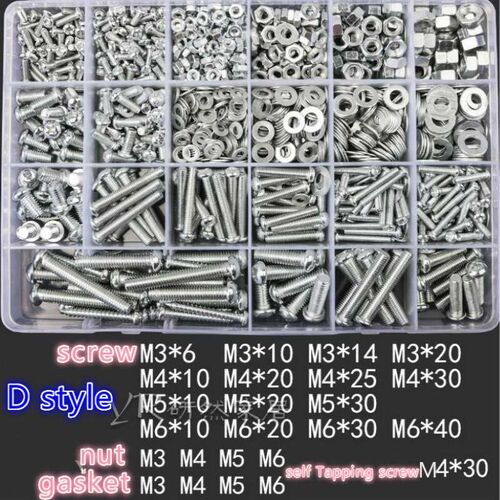 DIY bolts and nuts M3 M4 M5 bolt set M6 nut and bolt set FRE