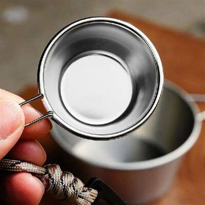 30ml 600ml Bait Bowls Stainless Steel Bait Cup Powdered
