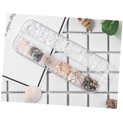 New Multi-size Nail Rhinestones 3D Crystal Clear Nail Stones