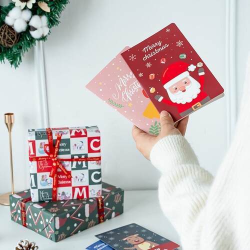 Christmas Gift Wrapping Paper DIY Presents and Book Covers