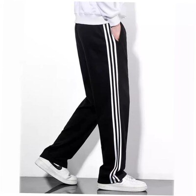 Men Trousers Casual Sports Long Pants Sweatpants Jogger长裤