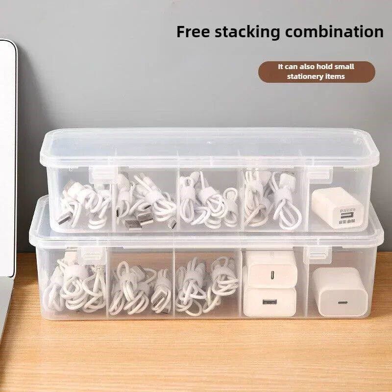 Data Cable Organizer Transparent  Case Classification Dustpr