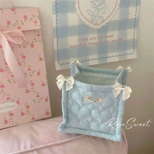 Square Storage Basket Desktop Organizer Storage Basket Home