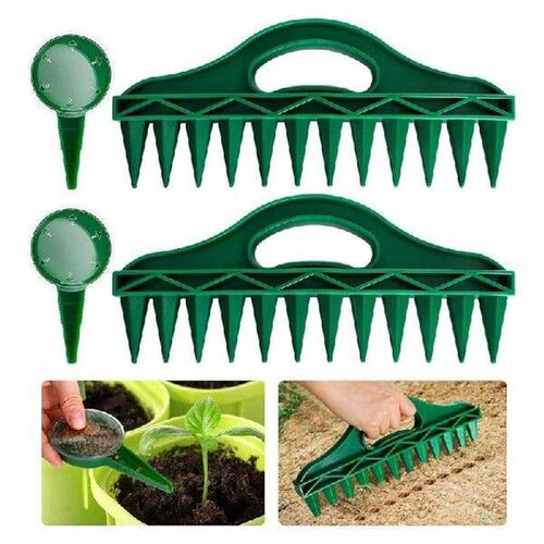 12 Holes Seed-In Soil Planter Garden Seed Spacer With