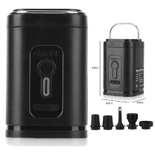 Inflator Deflator Pump Camping Light 1200mAh Mini Inflate