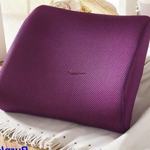 blue support for home back pillow lumbar foam memory cushion