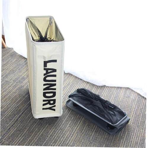 Laundry Basket Foldable Dirty Clothes With Wheels Organizer
