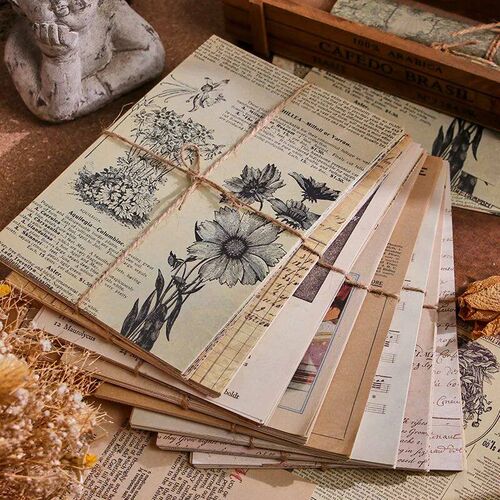 30 pcs/pack Vintage Large size material paper Decorative Scr