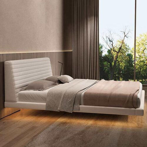 Italian Suspension Bed Intelligent Induction Lamp Double Bed