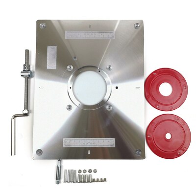 Multifunctional Aluminum Alloy Router Table Insert Plate Tri