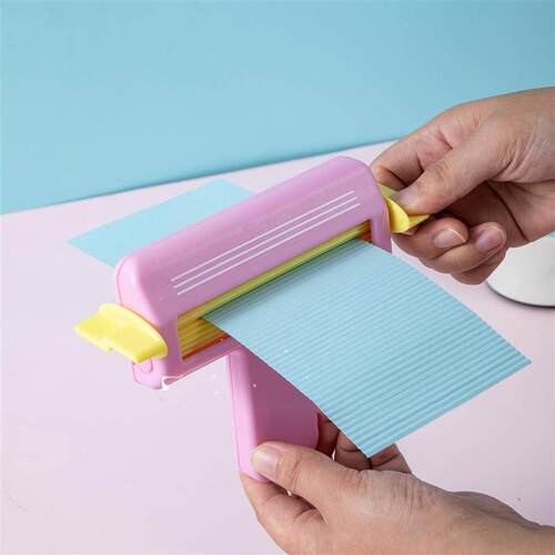 Paper crimper craft tool DIY工具压痕花器爱心瓦楞压纸机滚纸筒