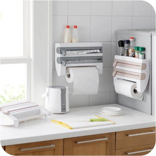 Refrigerator hanging barbecue plastic wrap rack kitchen