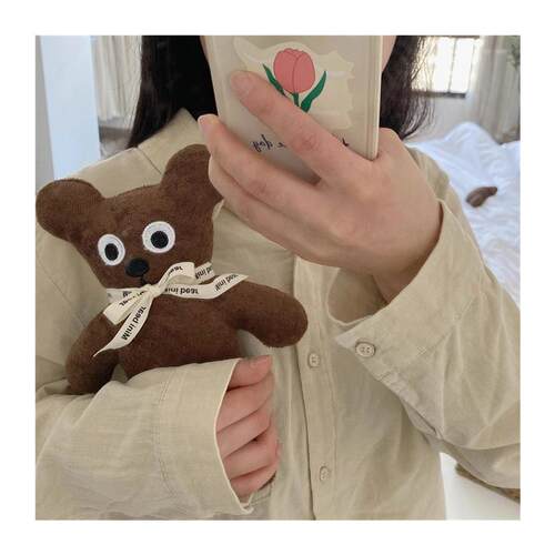 1pc 23cm Genuine Mr.Bean Plush Teddy Bear Toys Cute Stuffed