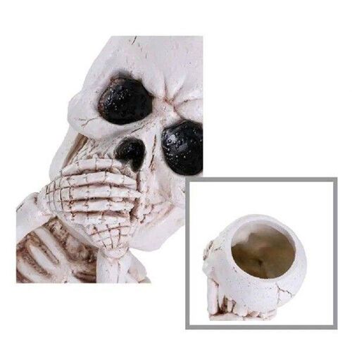 Fashion Halloween Flower Pots Skull Head Skeleton