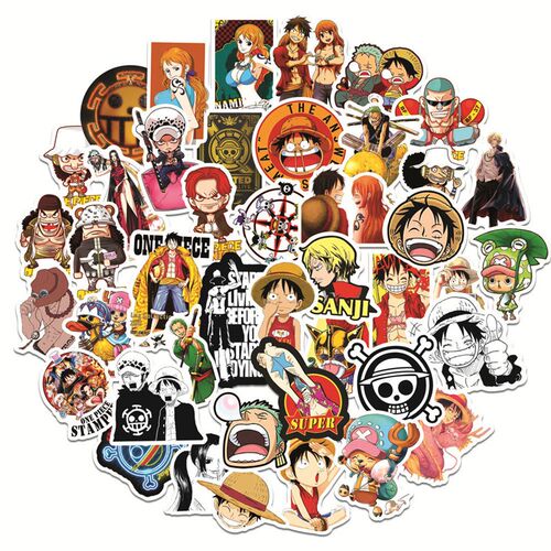 10/30/50pcs Japanese Manga One Piece Graffiti Stickers Of Lu