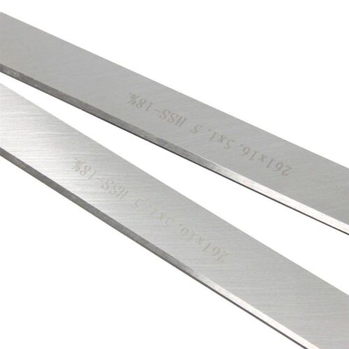 1 Pair 261mm HSS Thickness Planer Blade 261x16.5x1.5mm Wood