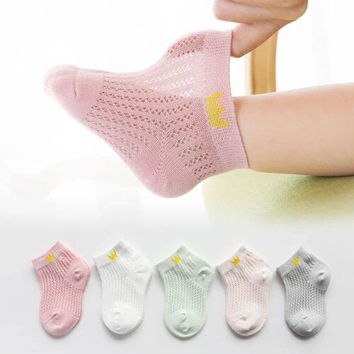 Cotton Baby Short Socks 5 Pairs Toddler Boys Girls Summer Me
